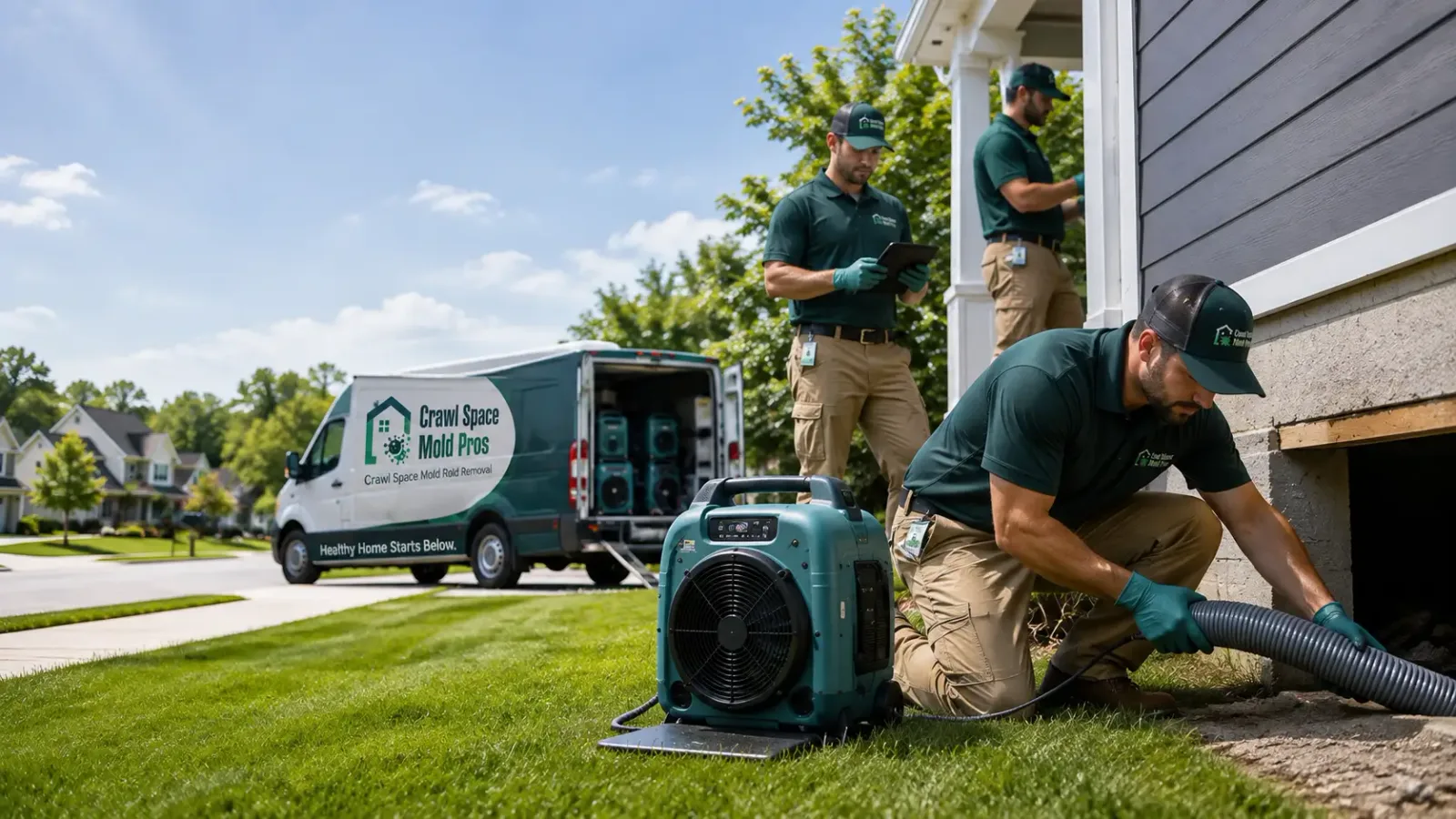 Crawl Space Mold Removal in Anatone, WA